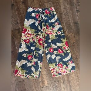 Ralph Lauren Denim&Supply Floral Wide-Leg Pants Size S